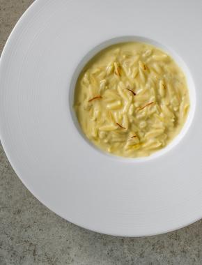 Pépinettes façon risotto au safran