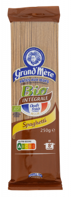 SPAGHETTI - Pâtes Bio complètes - Pâtes Grand'Mère - 2