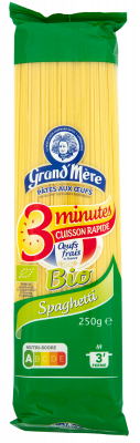 SPAGHETTI - Pâtes Bio cuisson rapide - Pâtes Grand'Mère - 2